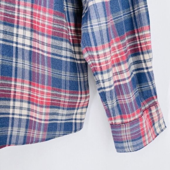 Faherty All Time Button Down Shirt - Autumn Plaid Size XXL Long Sleeve Flannel - Picture 2 of 16